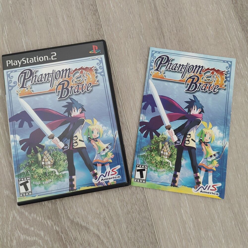 Phantom Brave (Sony PS2/PlayStation 2, 2004) w/ Manual CIB